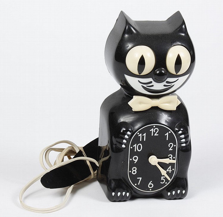 KIT CAT CLOCK - Electric wall clock manufactured by California Clock Co