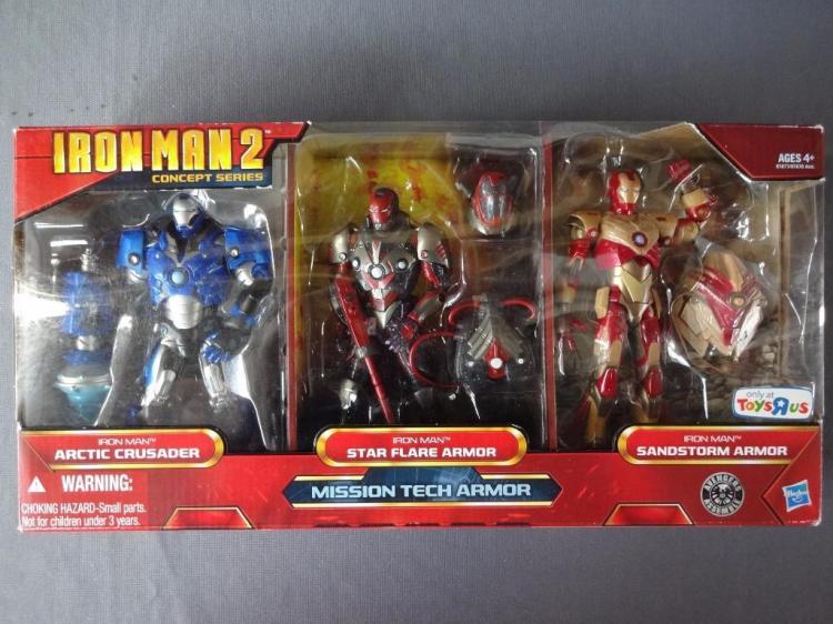 Iron Man 2 Concept Series Mission tech Armor Action Figure Set