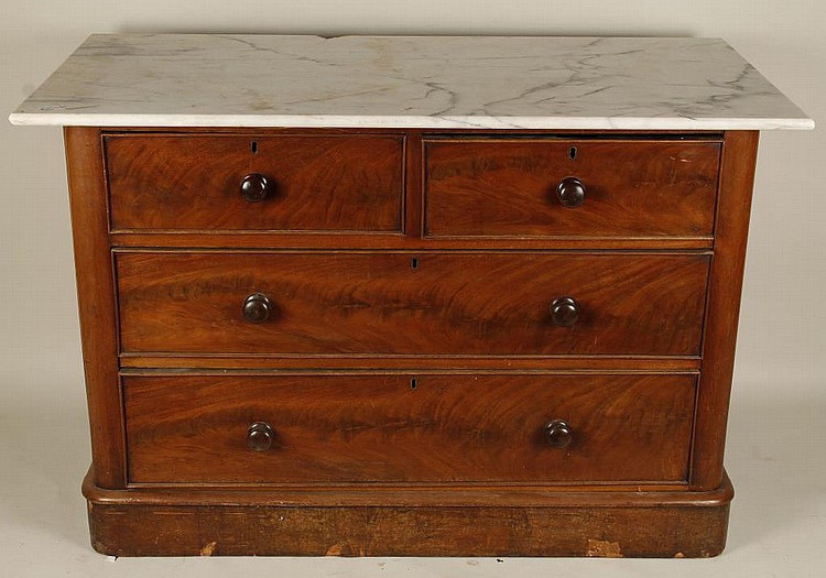 Antique Dresser with Marble Top