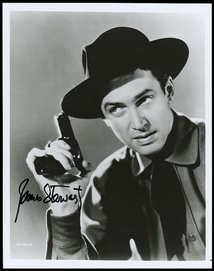 JAMES STEWART SIGNED PHOTO