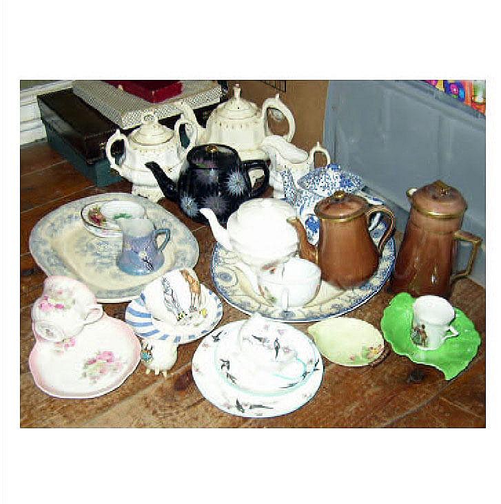 Miscellaneous ceramics. (A lot) The Victorian