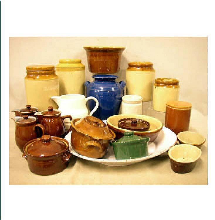 Miscellaneous saltglazed stoneware ceramics