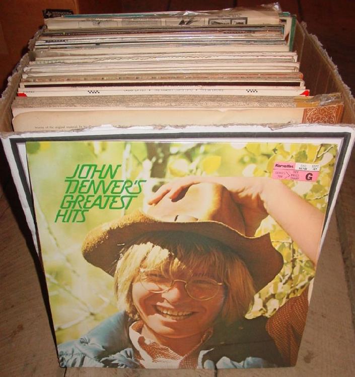 Collection of LP records