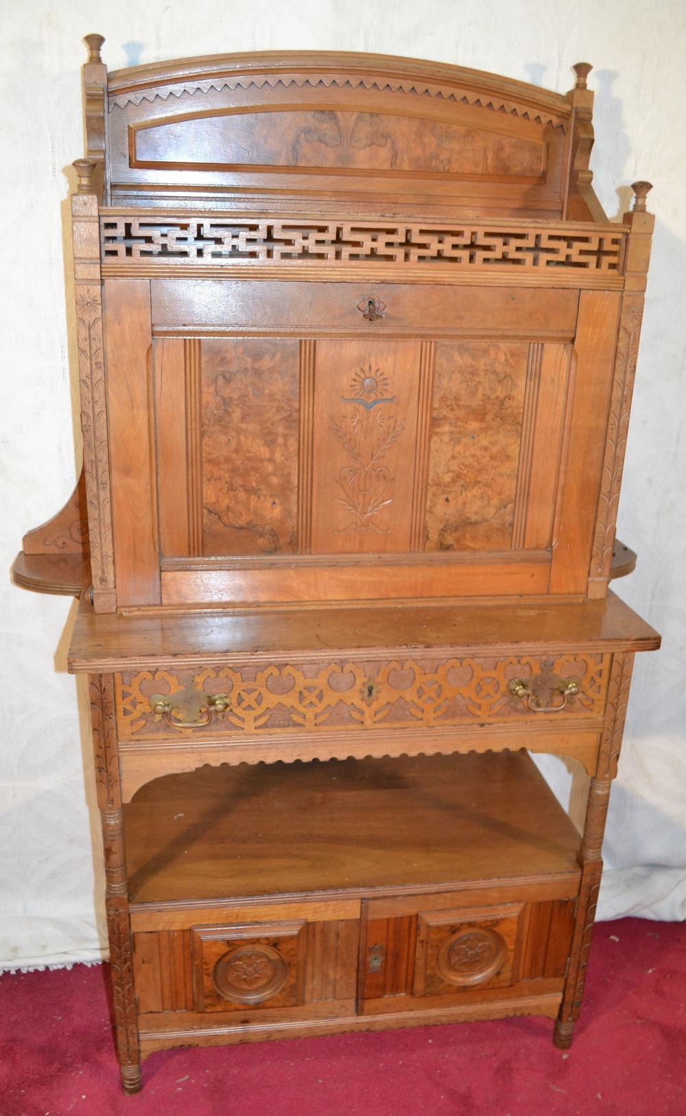 Victorian fall front writing desk