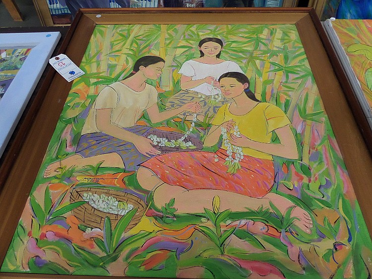 Montoya Framed 30" x 35" Wall Pic - "Manamatti"