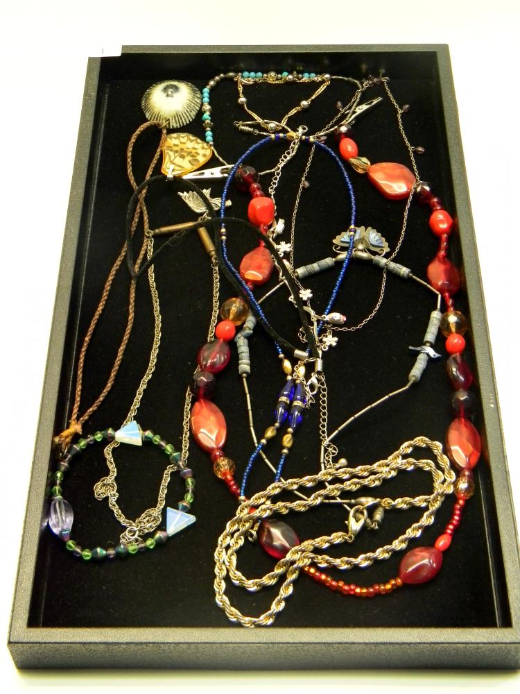 Vintage & Modern Mixed Costume Jewelry Necklace Lot