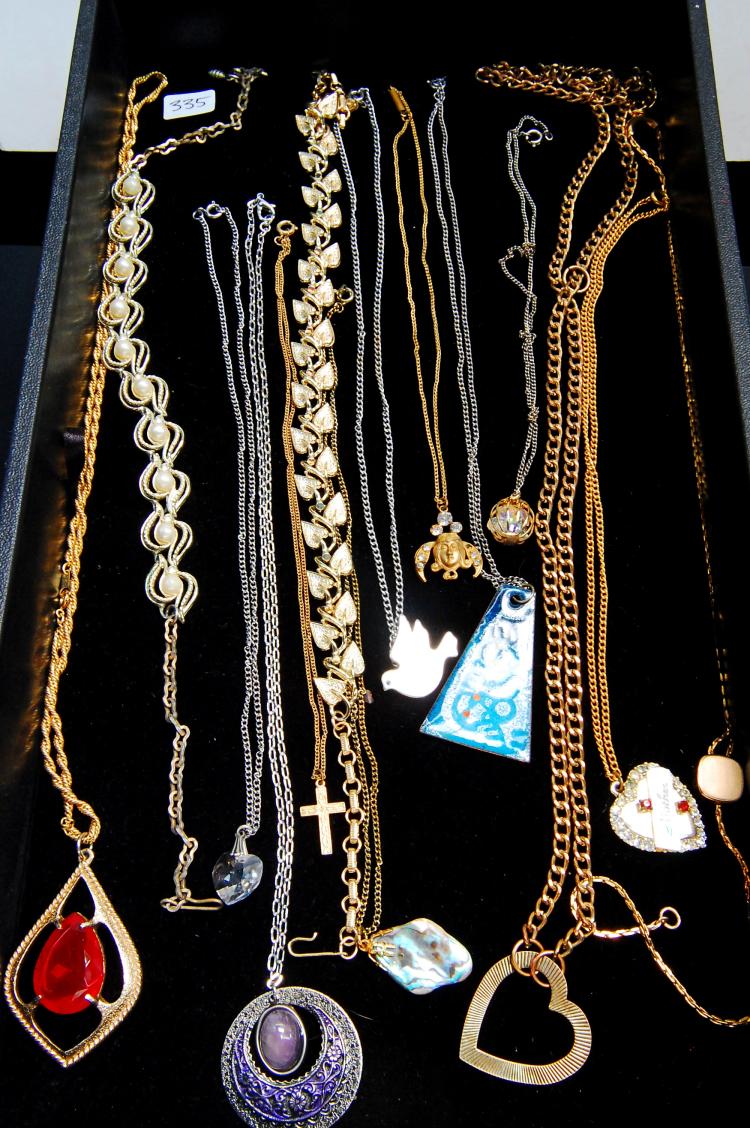 Lot of 14 Mixed Vintage & Modern Necklaces