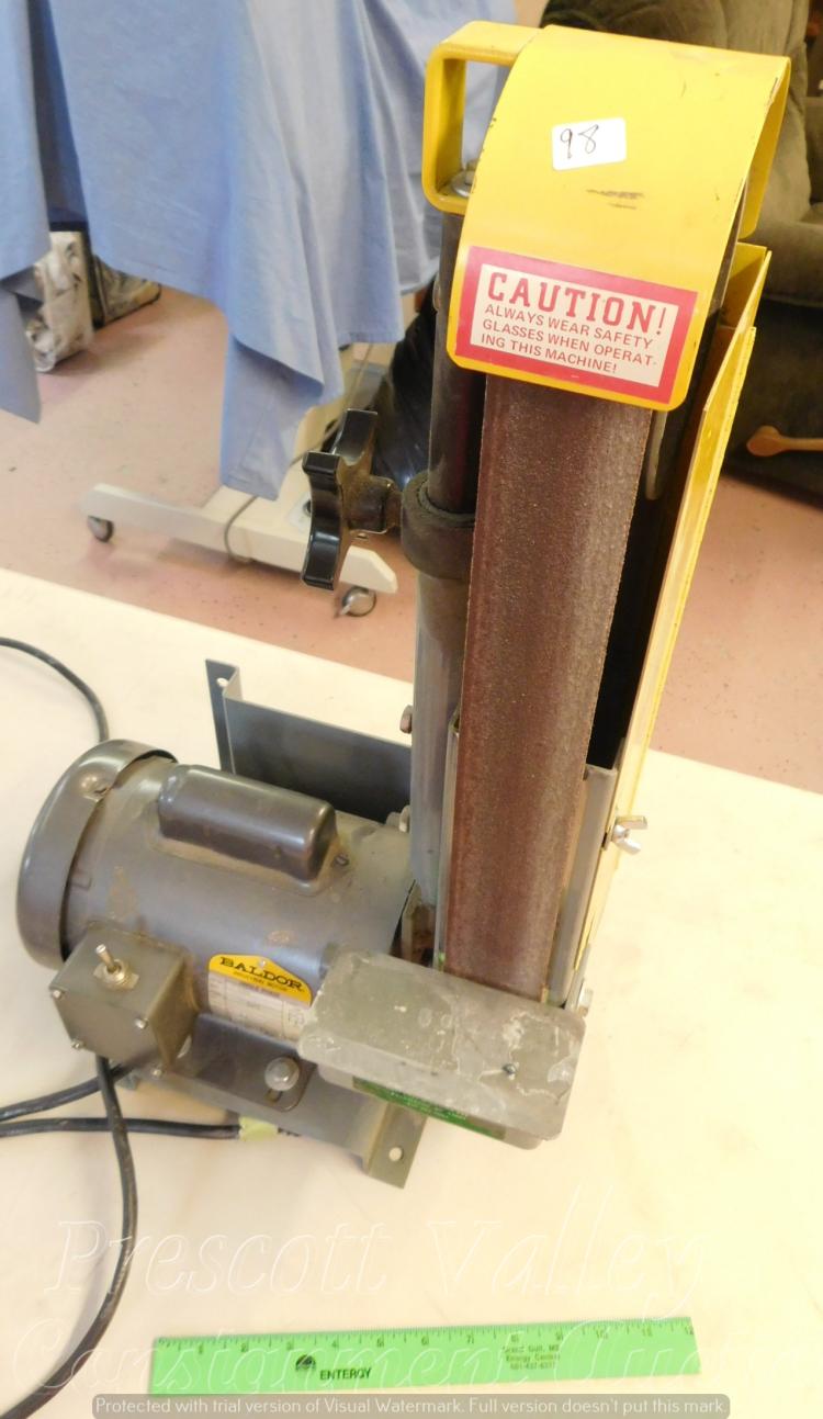 Baldor CL3503 Industrial Bench Mounted Upright Belt Sander