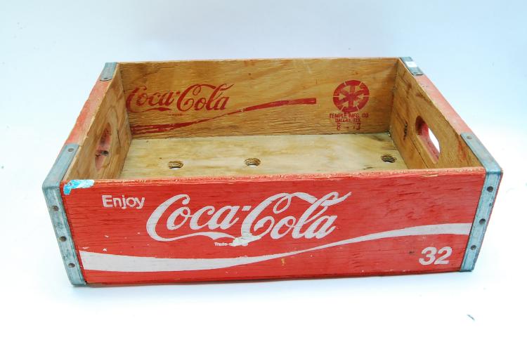 Vintage Coca-Cola Bottle Wooden Crate