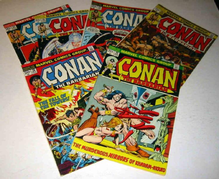 6 Issues of "Conan the Barbarian"