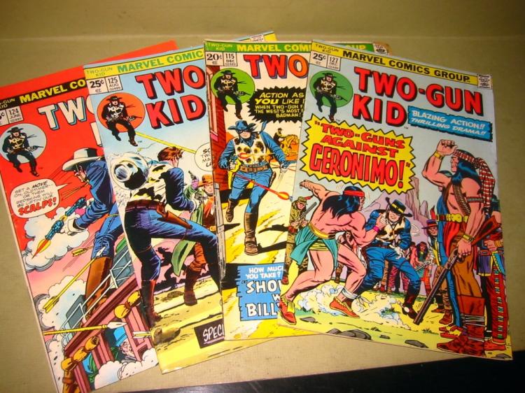 Lot of 4 Two-Gun Kid Comic Books by Marvel