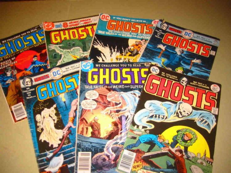 7 Issues of DC Comic Books "Ghosts"