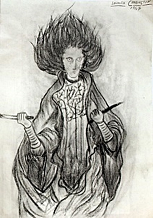Untitled 1947' - Drawing - Leonora Carrington