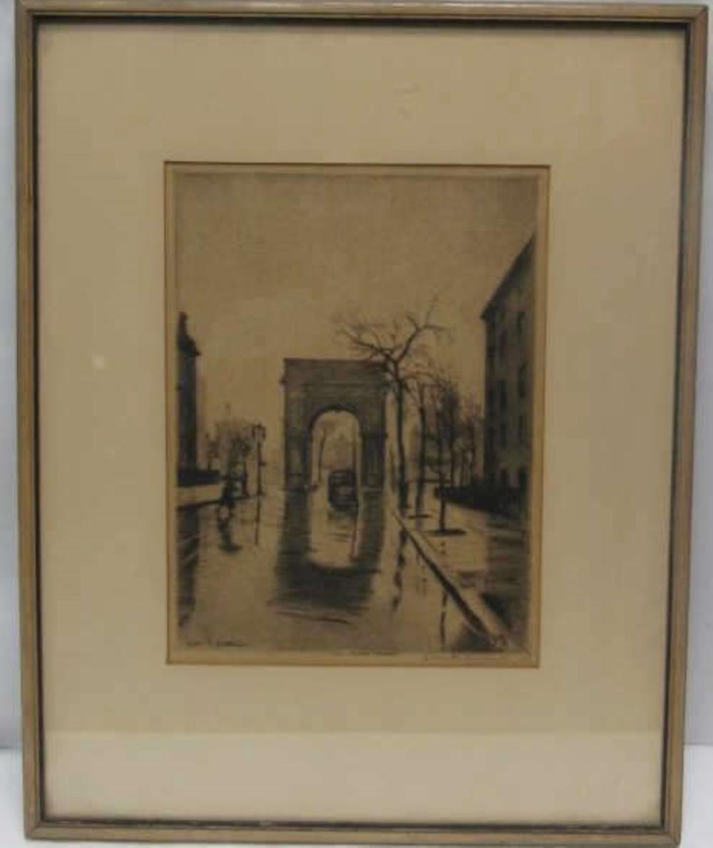 Original Architectural Graphite Artwork