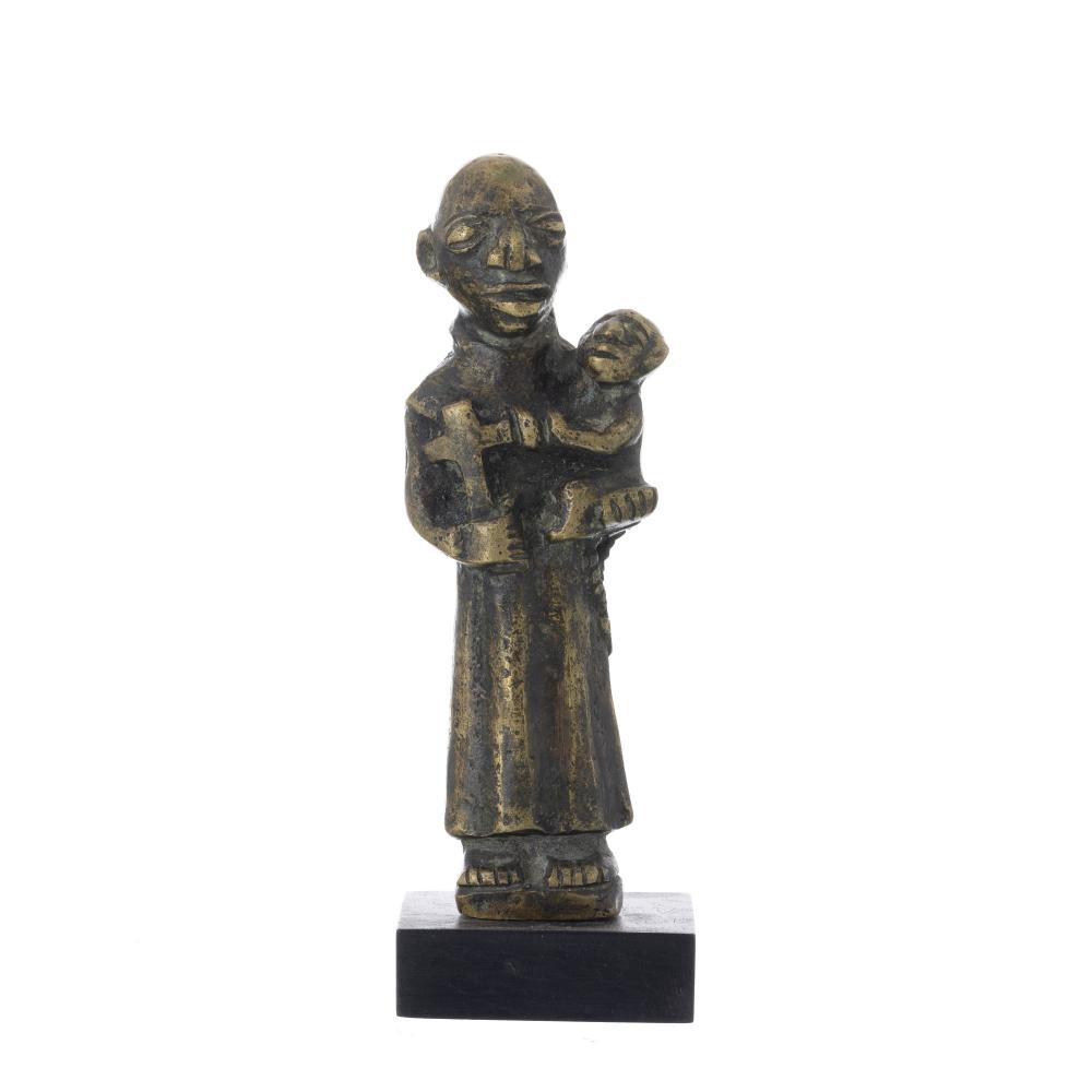 Kongo bronze Saint Anthony (Santu Toni)