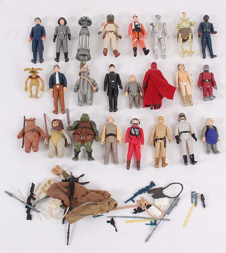 STAR WARS; A collection of 24x original Star Wars Kenner action figures, so