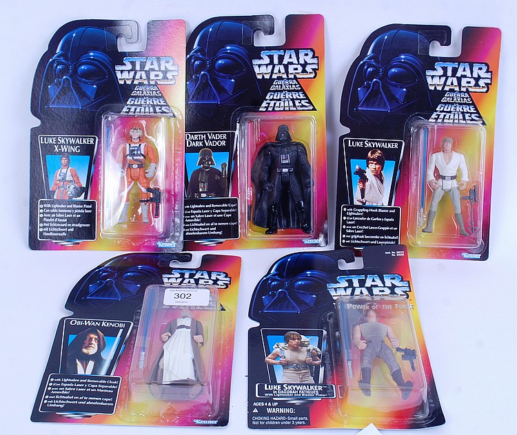 STAR WARS: A collection of 5x Kenner Star Wars Lon