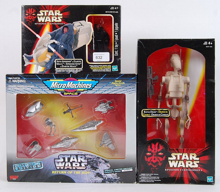 STAR WARS: A collection of 3x Star Wars sets - two