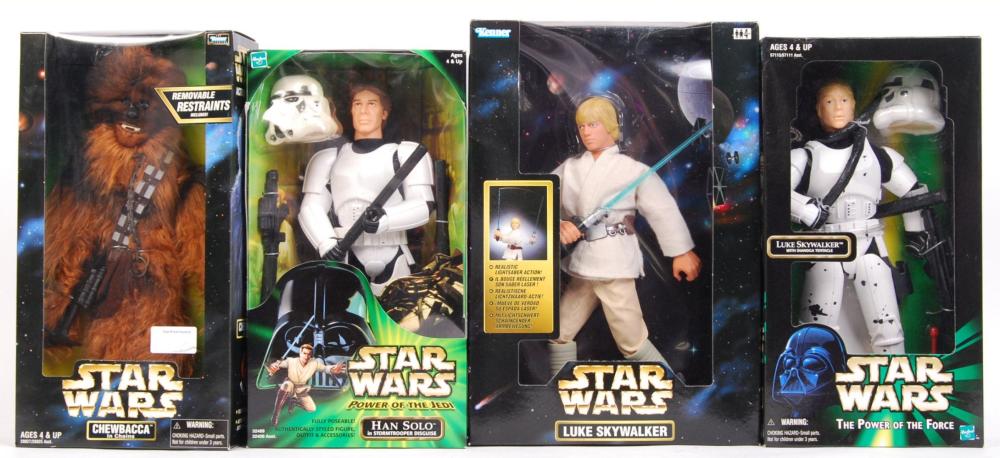 COLLECTION OF KENNER STAR WARS 12" BOXED ACTION FIGURES