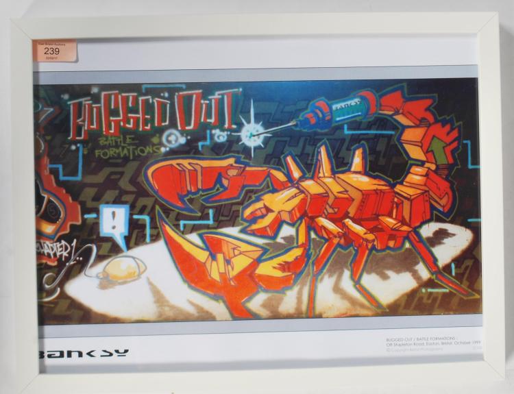 A graffiti urban art  print by Bristol Street arti
