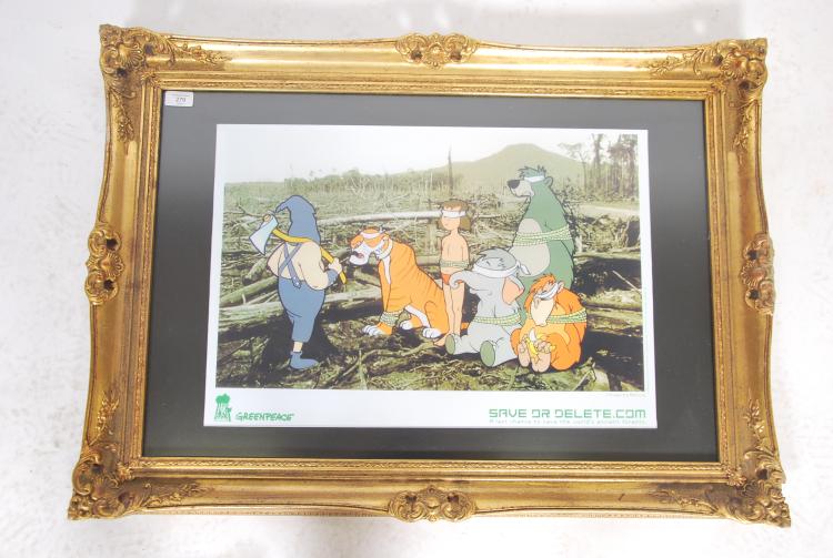 A graffiti urban art print by Bristol Street artis