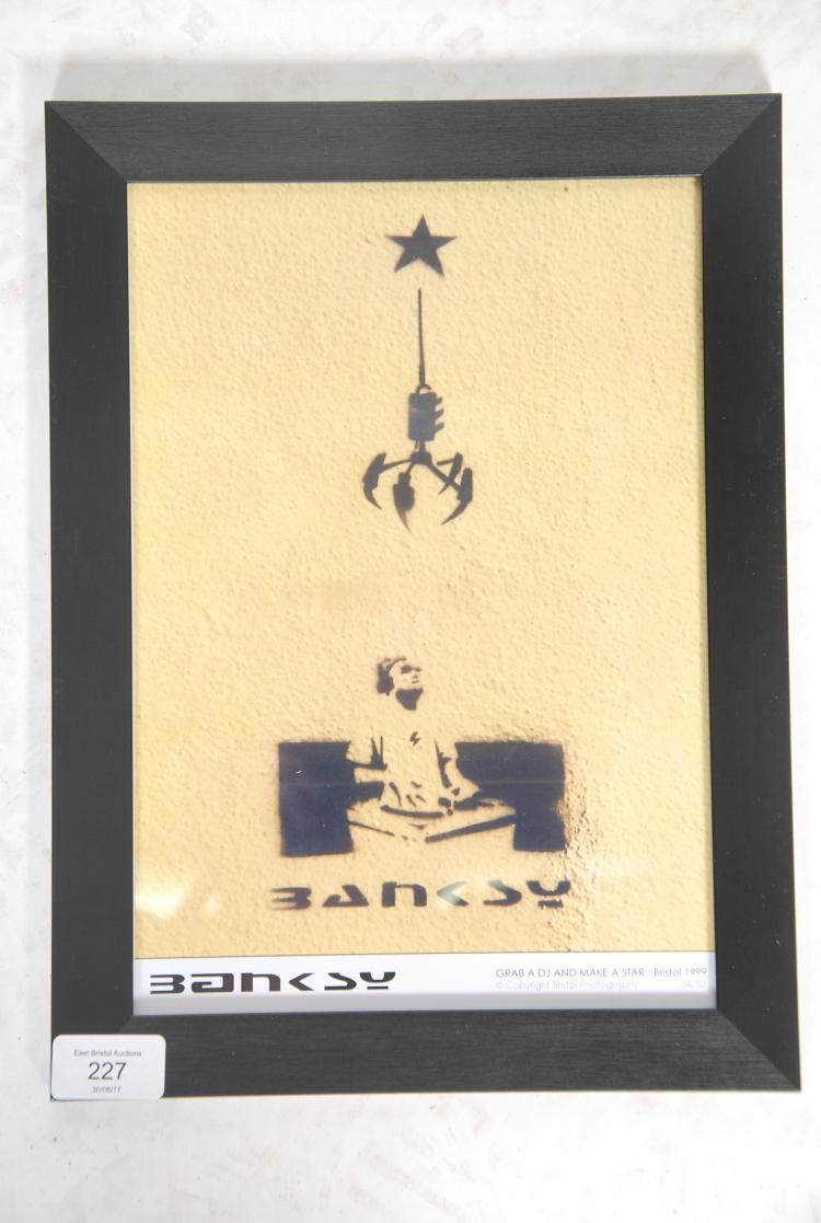 A graffiti urban art print by Bristol Street artis