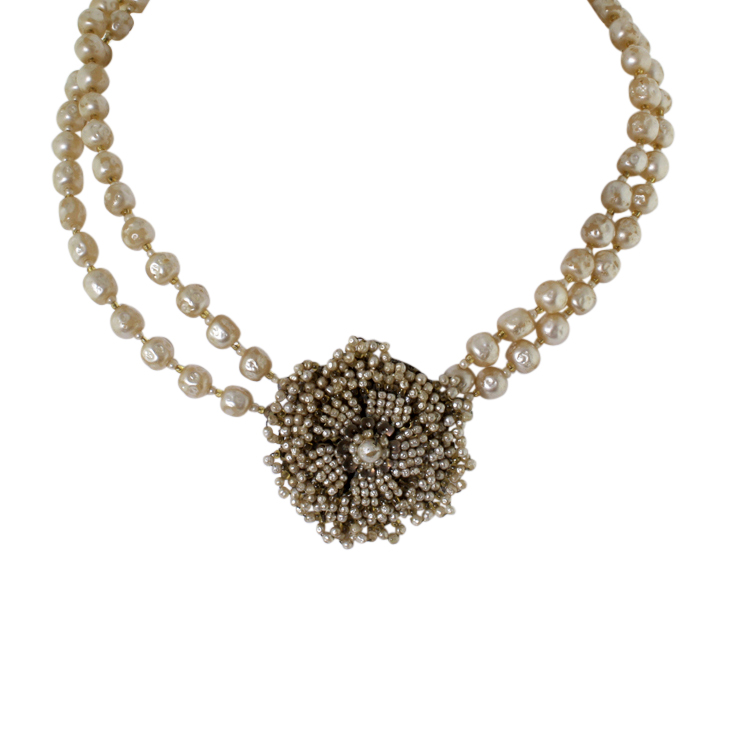 Vintage Miriam Haskell Pearl Necklace