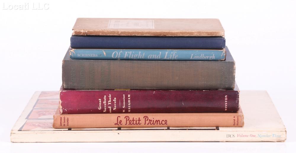 Books, First Editions, Seven Volumes