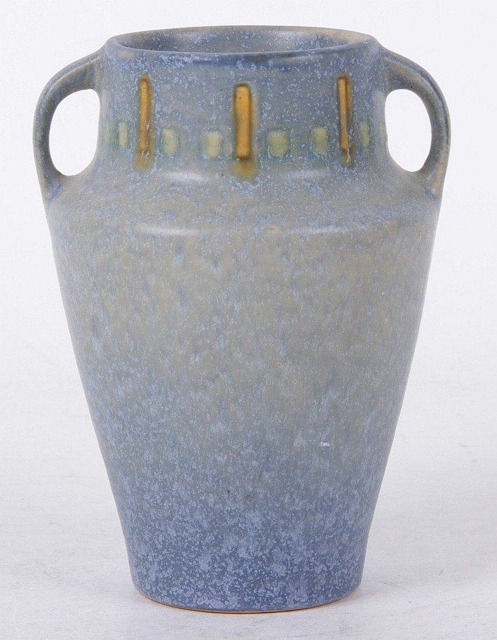 A Roseville Pottery Vase, Unknown Pattern
