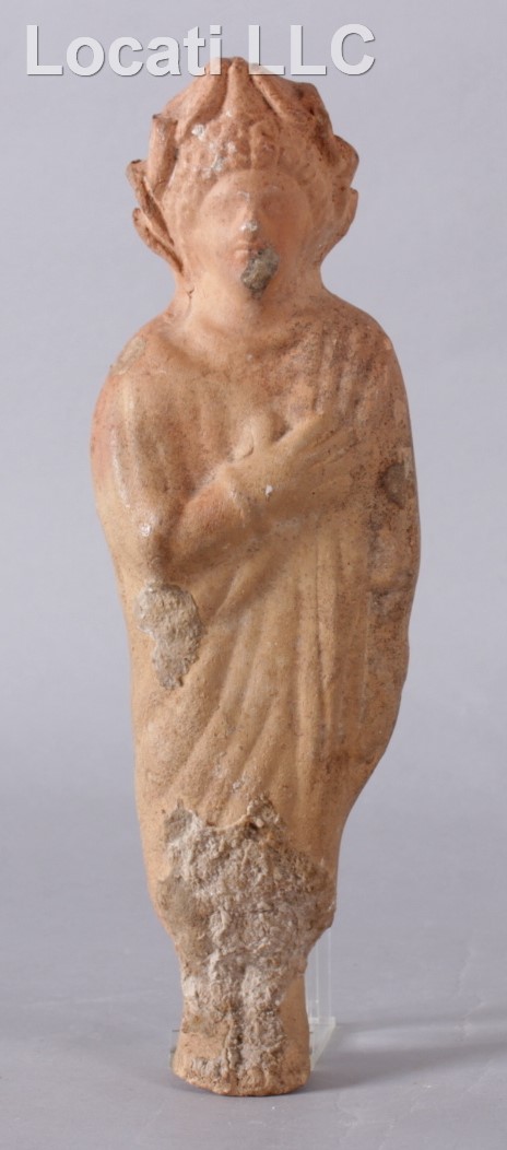 An Ancient Roman Terracotta Figure of Diana