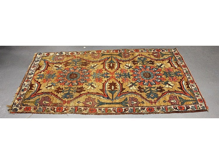 A Middle Eastern rug, the possibly Persian carpet