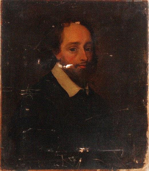 English School 19th century oil on canvas portrait