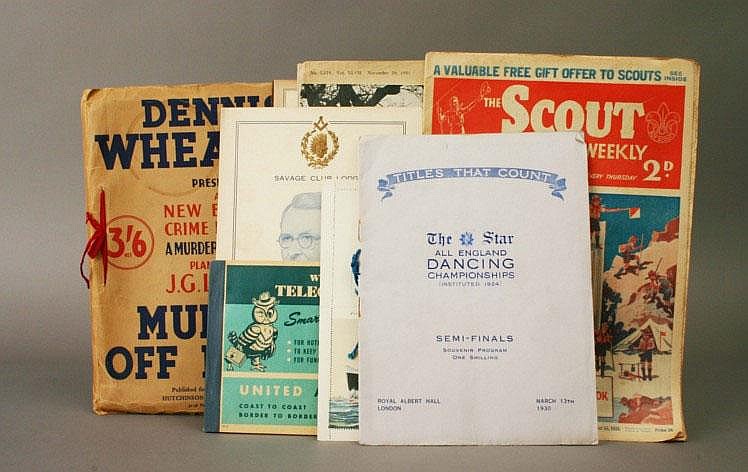 Ephemera - mixed lot inc. Scouting magazines,
