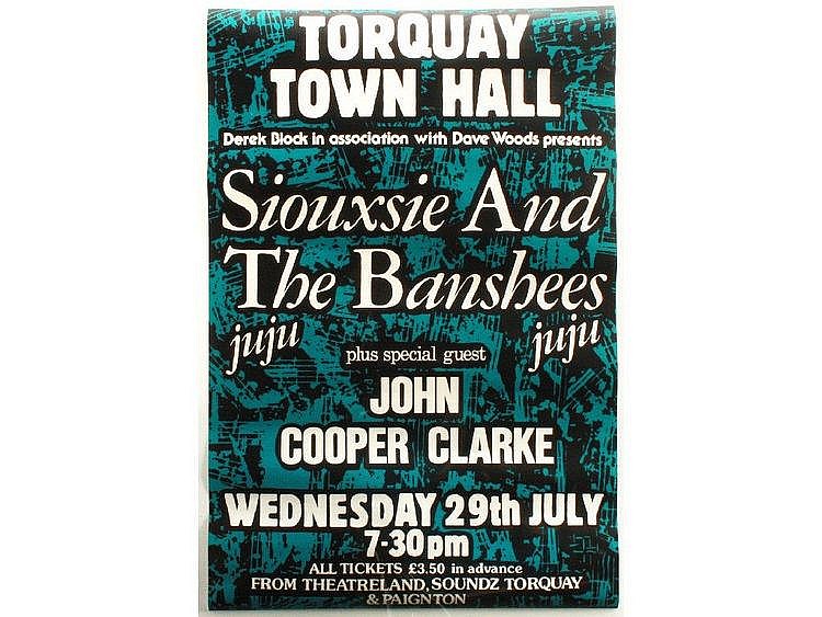 Music Posters Original Concert Poster for Siouxsie