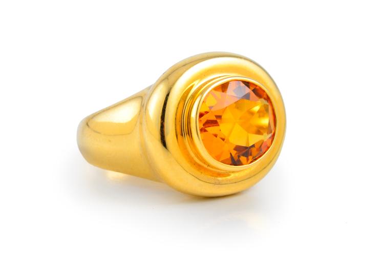 Tiffany Citrine Ring by Paloma Picasso