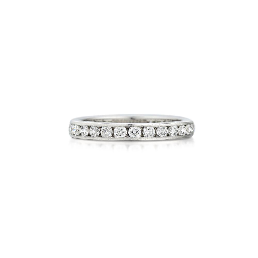 Tiffany & Co. Diamond Platinum Eternity Band