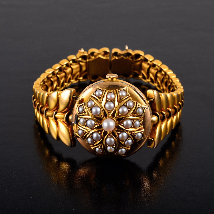 Antique Marcus & Co. gold watch