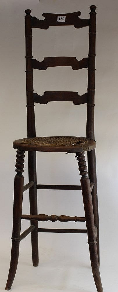 19th century correction chair for restor