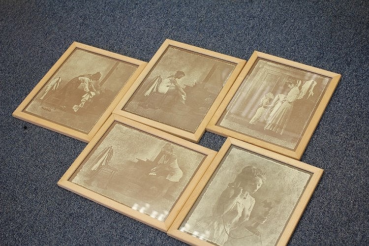Two framed pictures of John Player cigar