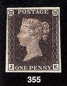 [ Philatelic - Great Britain ] * 1840 One Penny Black...