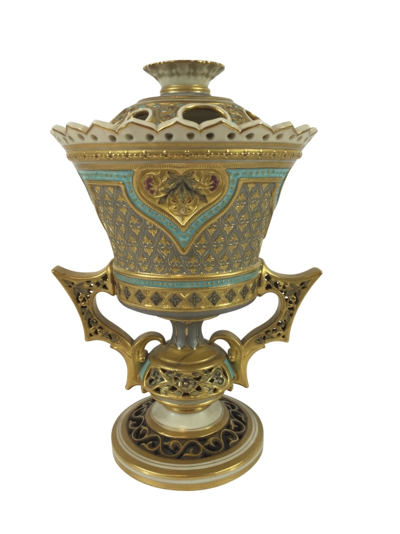 Royal Worcester Covered Urn