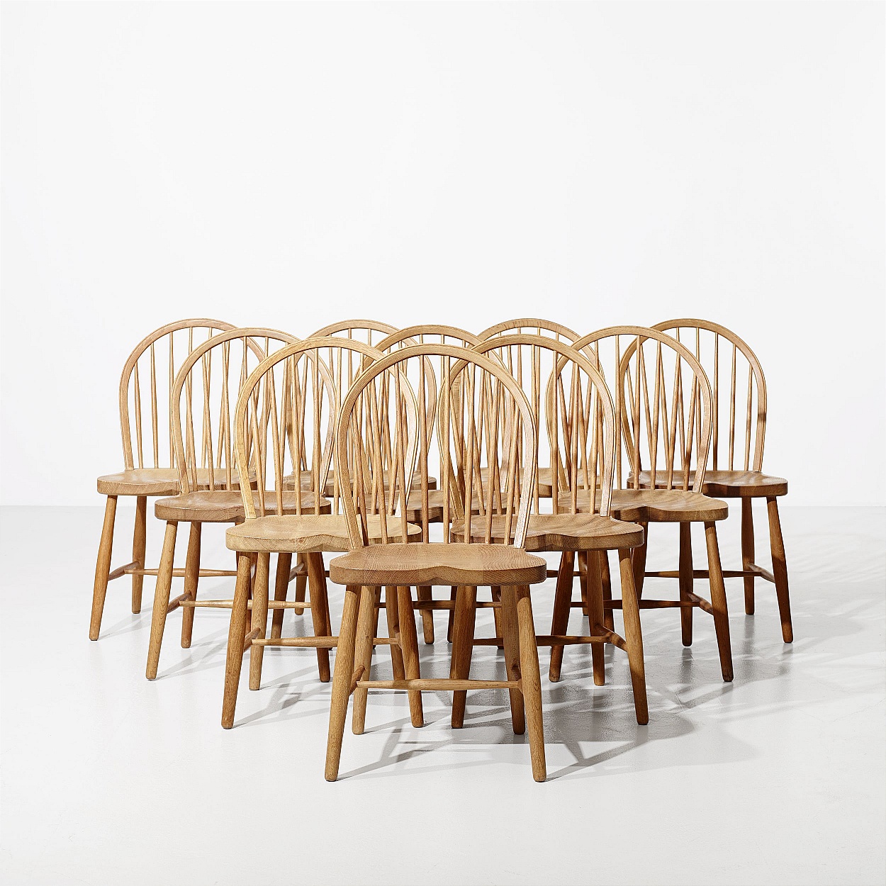 Frits Henningsen "CH18s" 10 stolar Carl Hansen