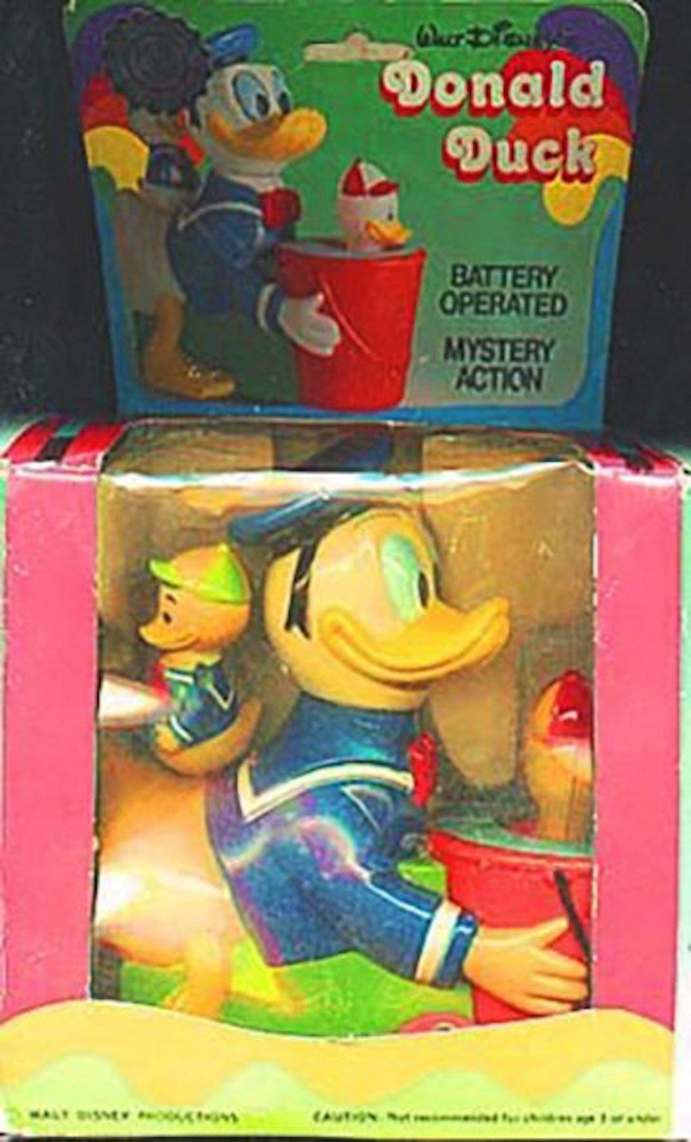 WALT DISNEY DONALD DUCK BATTERY OPERATED ACTION FIGURE