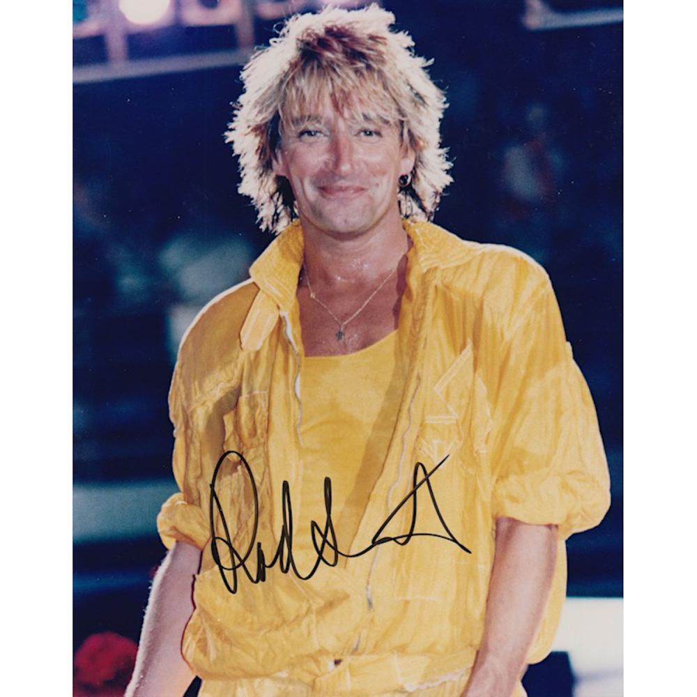 Rod Stewart Autographed Photograph