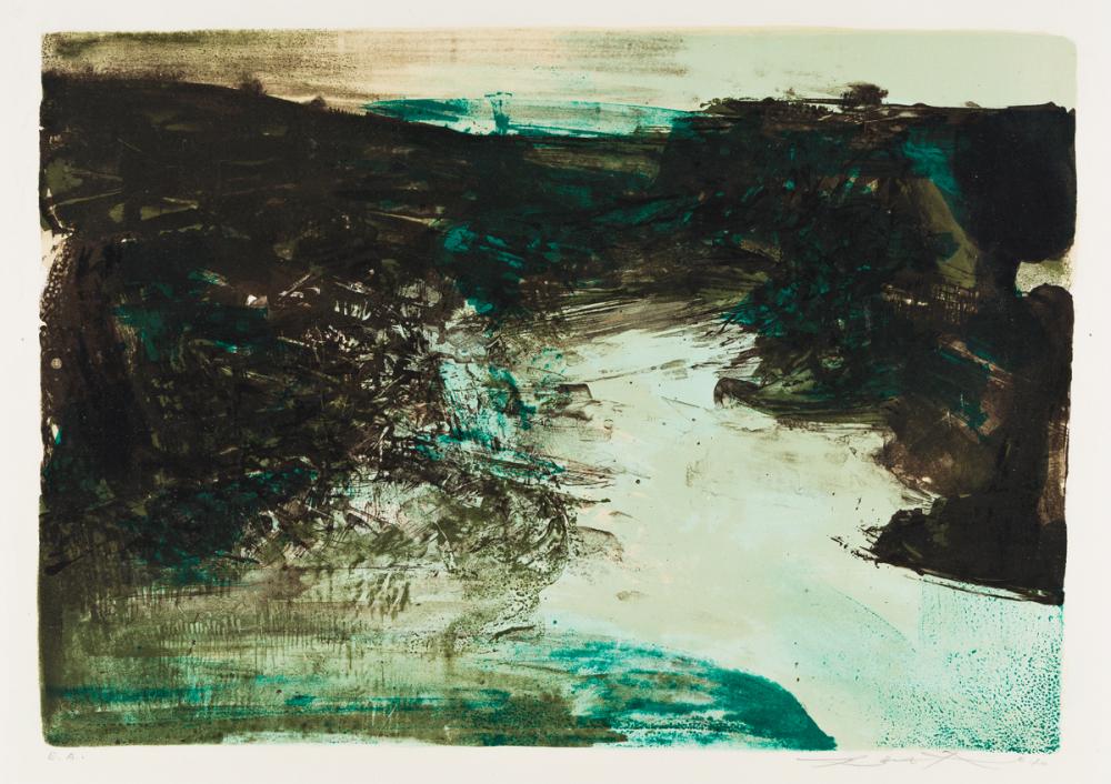 ZAO WOU-KI Sans titre.