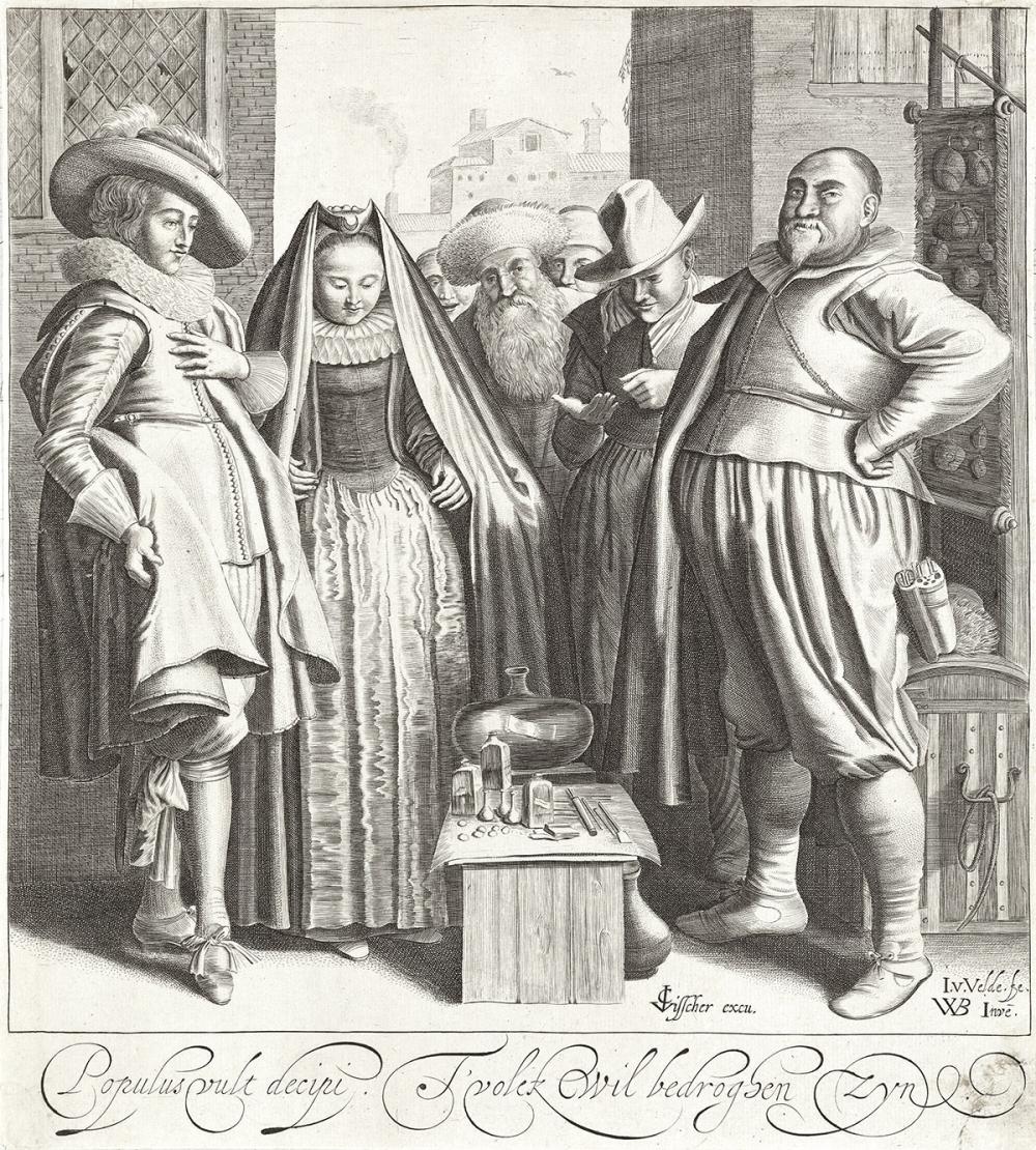 JAN VAN DE VELDE II The Charlatan.