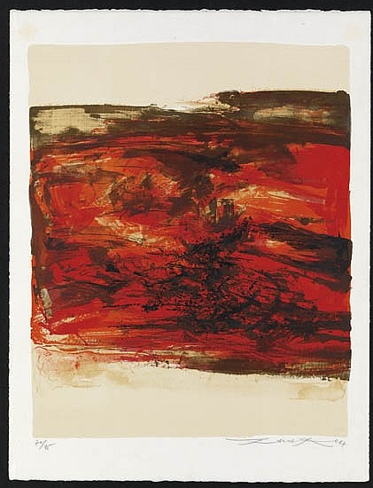 ZAO WOU-KI Sans Titre.