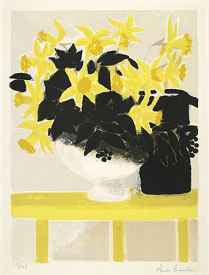 ANDRÉ BRASILIER Two color lithographs.