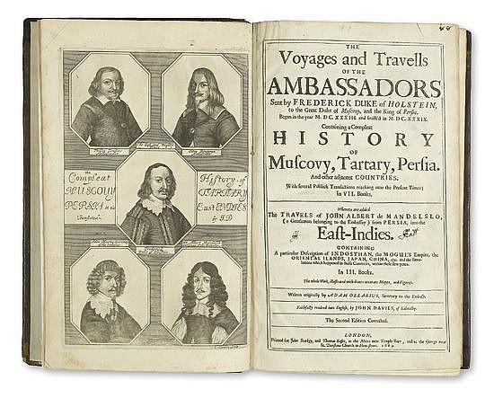 OLEARIUS, ADAM; and MANDELSLO, JOHANN ALBRECHT VON. The Voyages & Travels. 1669