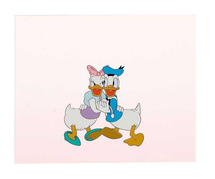 (ANIMATION.) (WALT DISNEY STUDIOS.) Donald and Daisy.